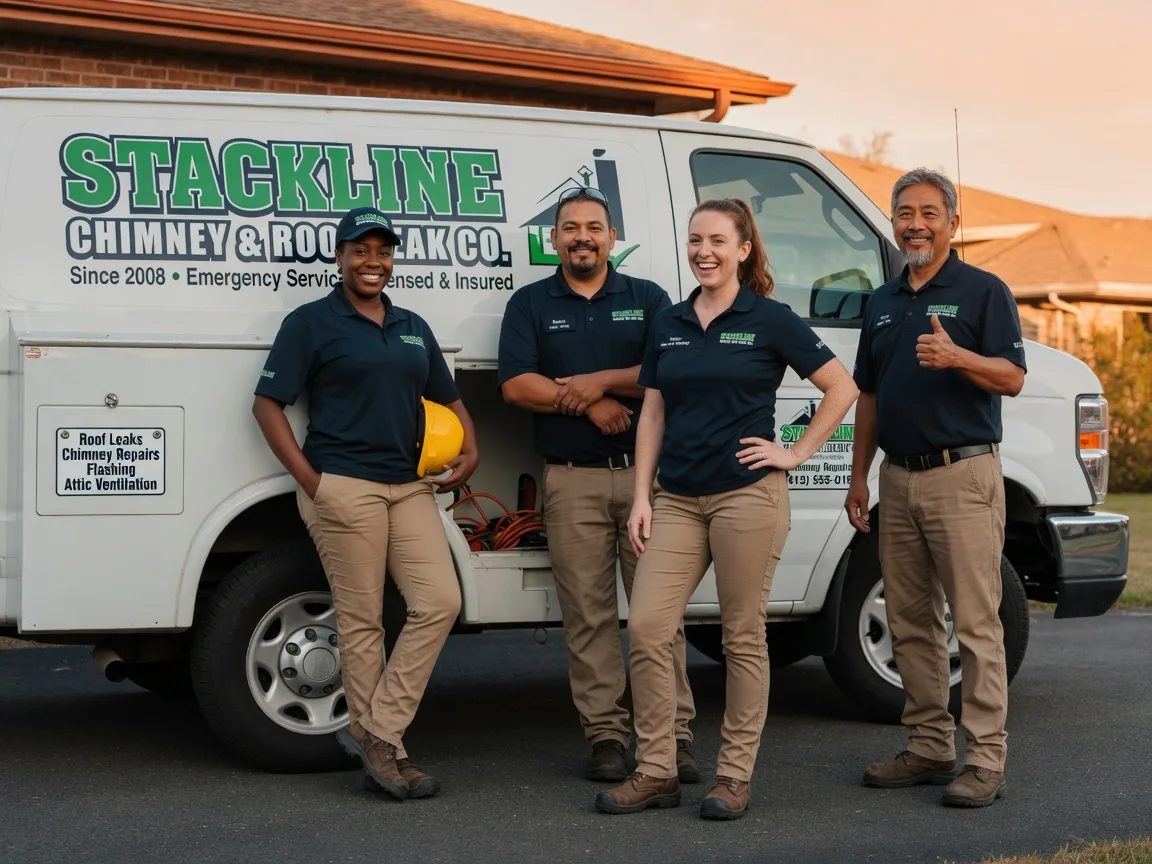 Chimney flashing repair company in Aline, OK